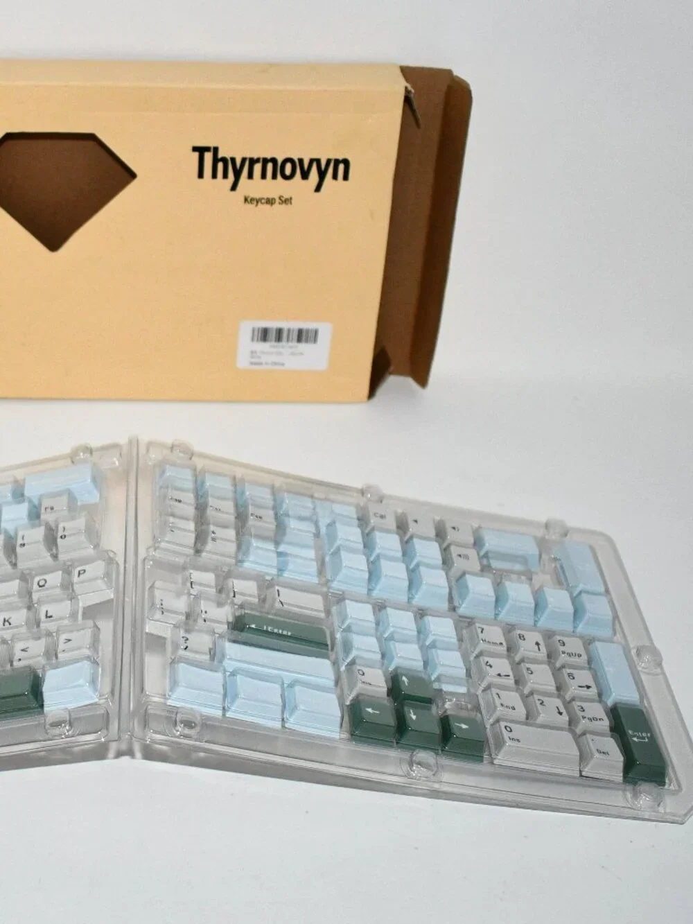 Thyrnovyn 124 Keys Black Grey Pink Keycaps PBT Cherry Profile ANSI NWT